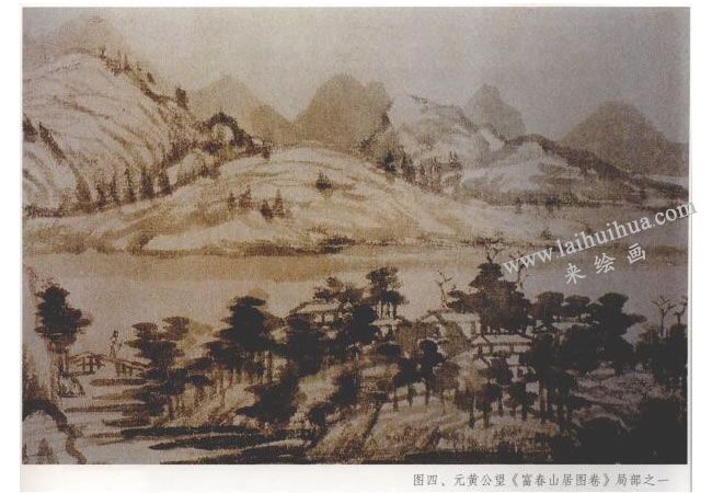 《富春山居圖卷》局部之一