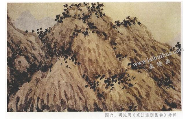 《京江送別圖卷》局部