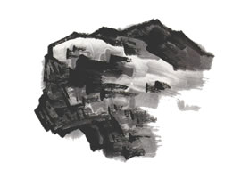 山水畫大斧劈皴技法解析