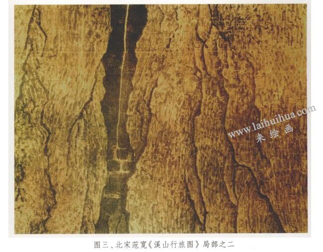 《溪山行旅圖》局部之二
