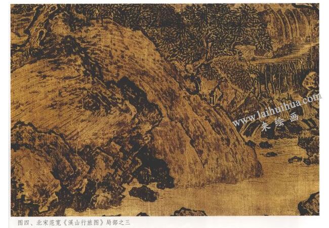 《溪山行旅圖》局部之三