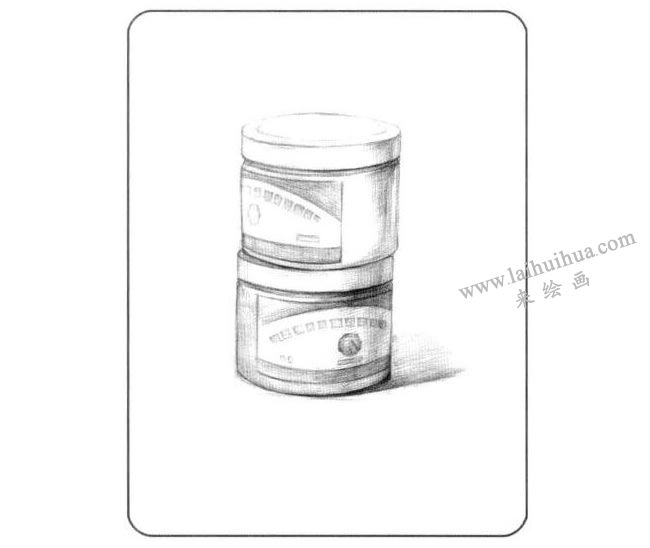 兩盒廣告色兒童創(chuàng)意素描畫法步驟02
