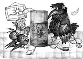 玻璃杯兒童創(chuàng)意素描畫法步驟