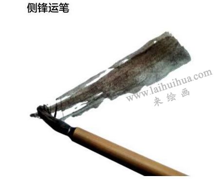 水彩畫側(cè)鋒運(yùn)筆