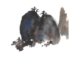 山水畫潑彩法技法解析