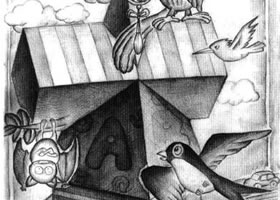 長方體與棱柱的組合體兒童創(chuàng)意素描畫法