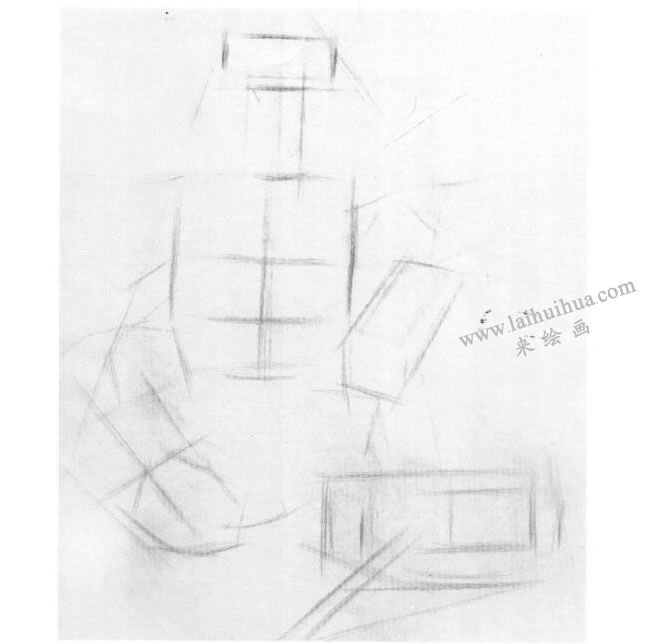 結(jié)構(gòu)素描的寫生步驟01