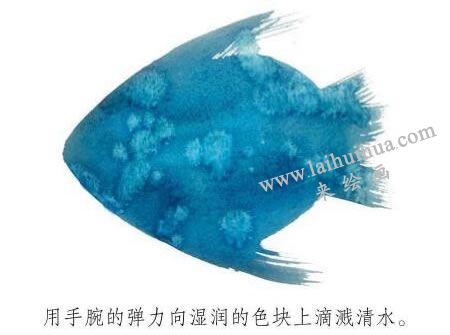 水彩畫滴水的方法