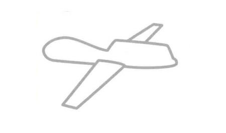 偵察機(jī)簡(jiǎn)筆畫法步驟03