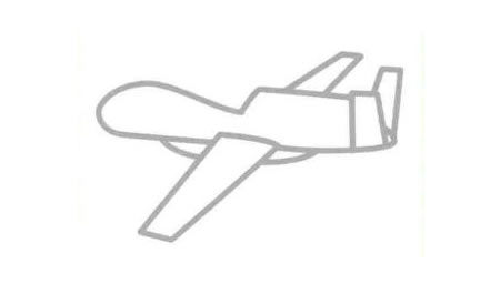 偵察機(jī)簡(jiǎn)筆畫法步驟05