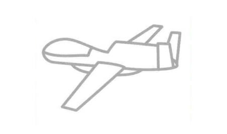 偵察機(jī)簡(jiǎn)筆畫法步驟06