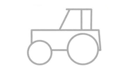 農(nóng)用車簡筆畫法步驟04