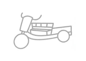 三輪車簡筆畫