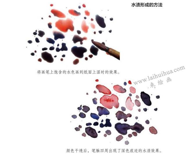 水彩畫水漬技法
