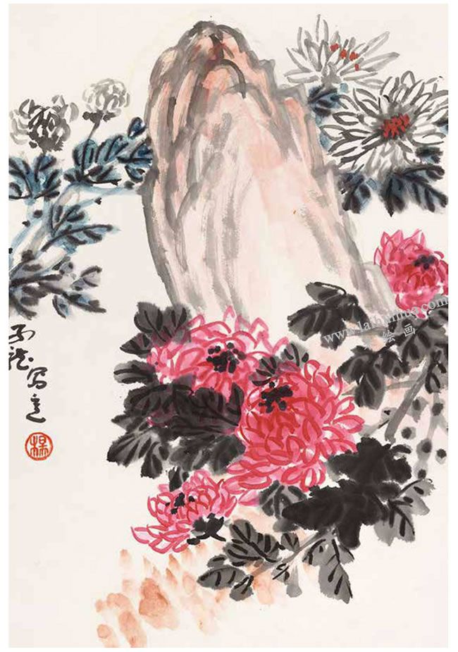 菊花的寫意畫法04