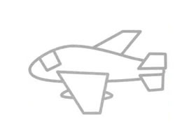 轟炸機簡筆畫