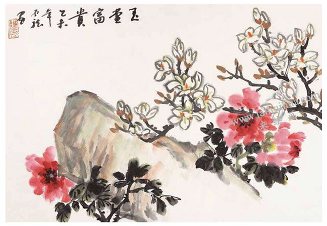 玉堂富賀圖