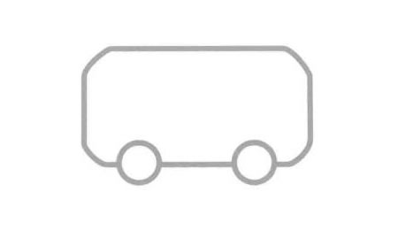 面包車簡筆畫法步驟02