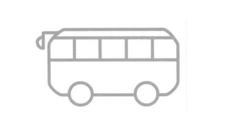 面包車簡筆畫法步驟04