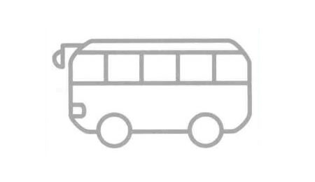 面包車簡筆畫法步驟05