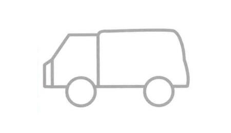 旅行車簡筆畫法步驟04