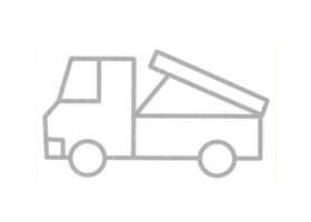 翻斗車簡筆畫
