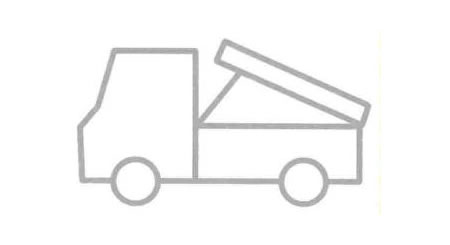 翻斗車簡筆畫法步驟05