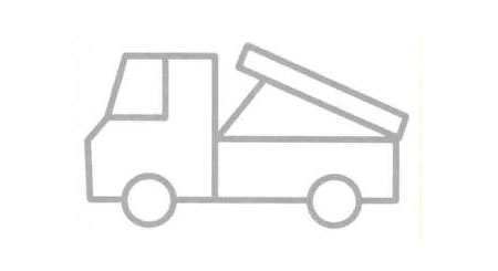 翻斗車簡筆畫法步驟06