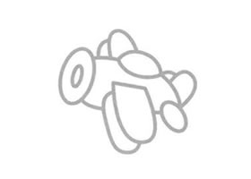 雙翼飛機簡筆畫