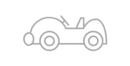 敞篷車簡(jiǎn)筆畫法步驟06