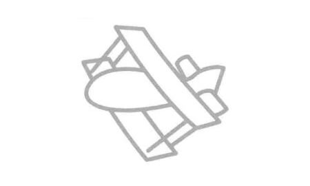 滑翔機簡筆畫法步驟04