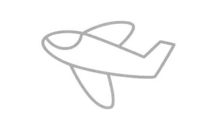 飛機（客機）簡筆畫法步驟04