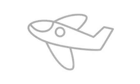 飛機（客機）簡筆畫法步驟05