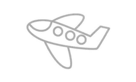 飛機（客機）簡筆畫法步驟07