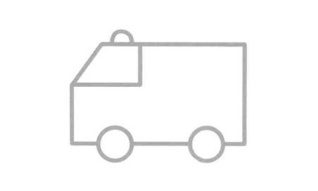 消防車(chē)簡(jiǎn)筆畫(huà)法步驟04