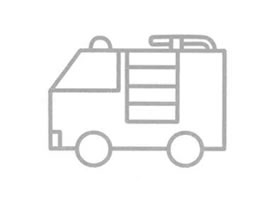 消防車(chē)簡(jiǎn)筆畫(huà)