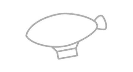飛艇簡(jiǎn)筆畫(huà)法步驟03