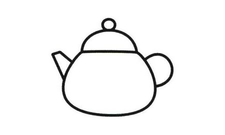 茶壺簡筆畫法步驟05