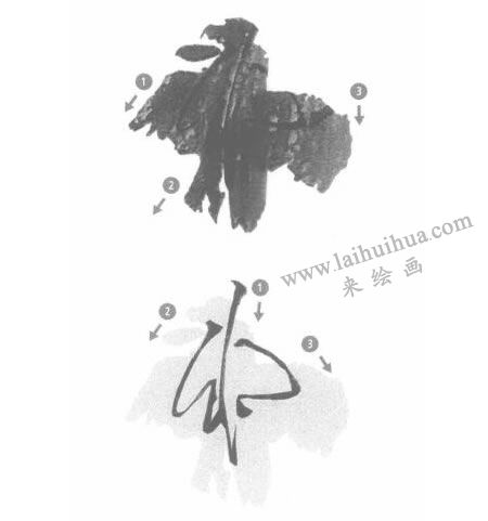 墨菊葉子的畫法