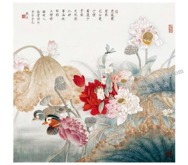 工筆畫《荷花》步驟05