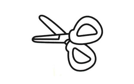剪刀簡(jiǎn)筆畫(huà)法步驟05