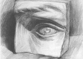 石膏眼睛素描畫(huà)法