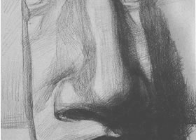 石膏鼻子素描畫(huà)法