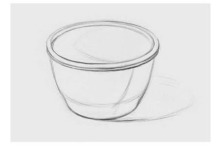 陶體的素描畫法步驟01
