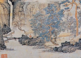 文徵明《綠蔭草堂圖》賞析