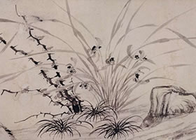 文徵明《蘭竹圖》賞析