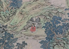 陸治《云峰林谷圖》
