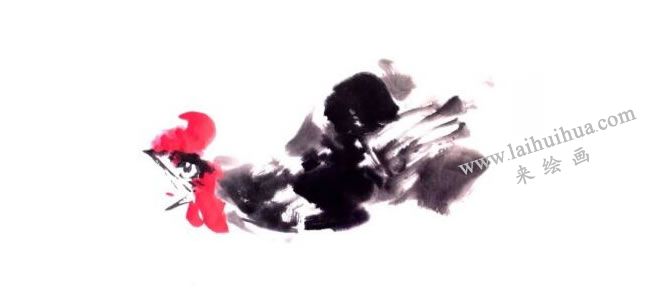 林成翰《五德圖》畫法步驟02