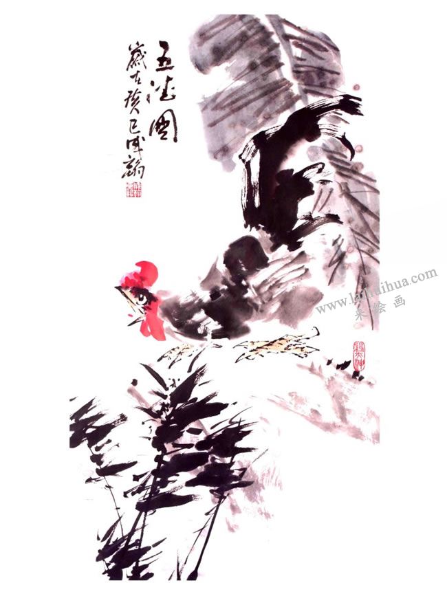 林成翰《五德圖》畫法步驟09
