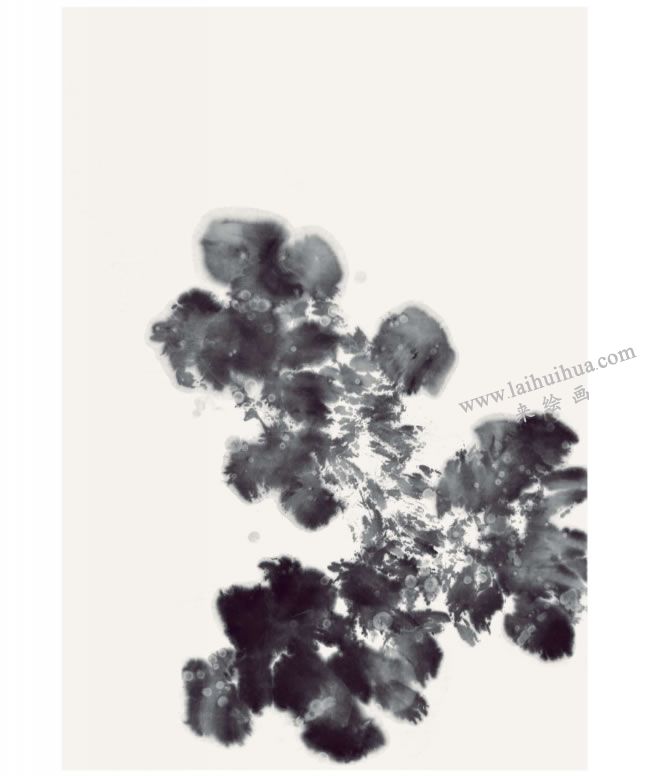 郭書仁《清水出芙蓉》畫法步驟01